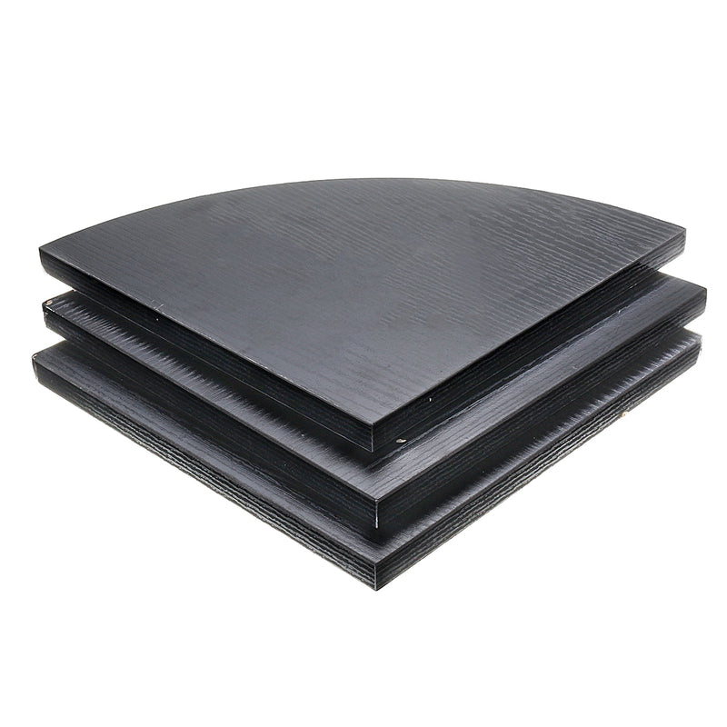 3 Tier Corner Mounting Shelf Wall Mount Storage Floating Wall Corner Shelf Bracket Home