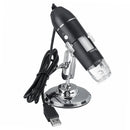 8 LED Light Adjustable Dimmer Microscope Computers Real-Time Video Inspection Digital Microscope Micro USB+Type-C USB Handheld Microscope With Holder