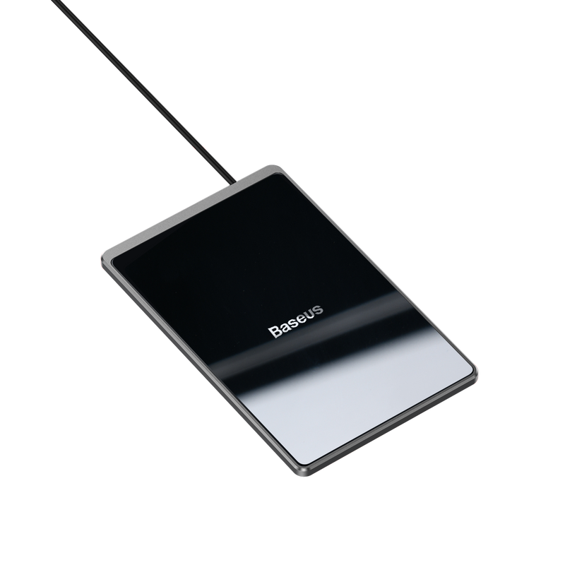 Baseus Mini Card Design 15W Qi Wireless Charger Fast Wireless Charging Pad for iPhone X XR XS Samsung S10 Xiaomi mi 9 Huawei