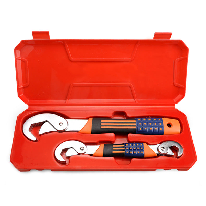 MYTEC Three-Sided Toothed Universal Wrench Multifunctional Faucet Movable Wrench Tool Household Pipe Wrench Universal Pipe Wrench