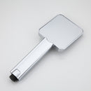 Modern Handheld Shower Head Single Function ABS Plastic Square Hand Sprayer Head Replacement