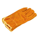 1 Pair PU Leather Gloves Welders Woodburner Stove Log Fire Oven Work Gloves Climbing Hiking Gloves