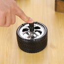 Universal Durable Portable Car Ashtray Car Interiors Fashion Wheel Style Ashtray