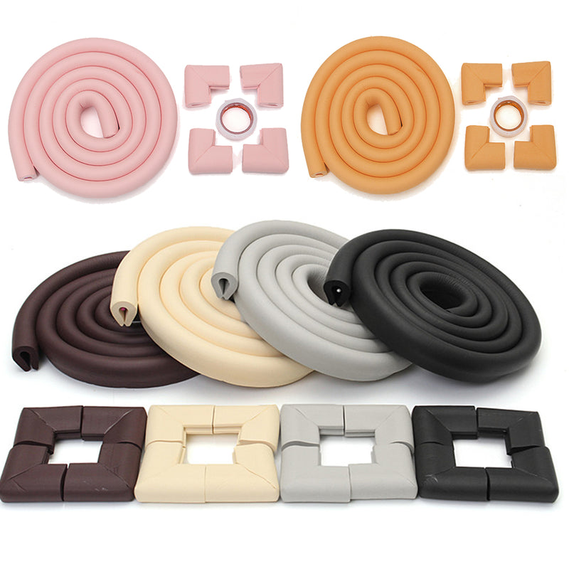 Baby Safety Desk Edge Bumper Cover Protector Table Cushion 2M Edge + 4 Corner