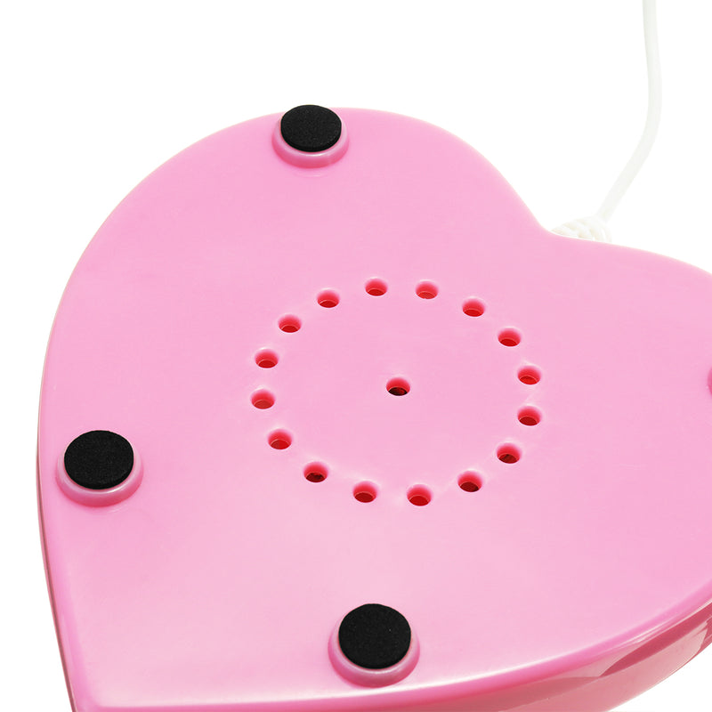 USB Charging Portable Heart-Shaped Electric Warmer Cup Bottle Mat Coffee Cup Heater Mug Pad