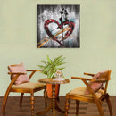 Abstract Love Heart Art Painting Picture Print Home Wall Sticker Decor Unframed