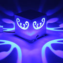 3W Modern Creative Butterfly LED Wall Light Indoor Square Decoration Lamp AC85-265V