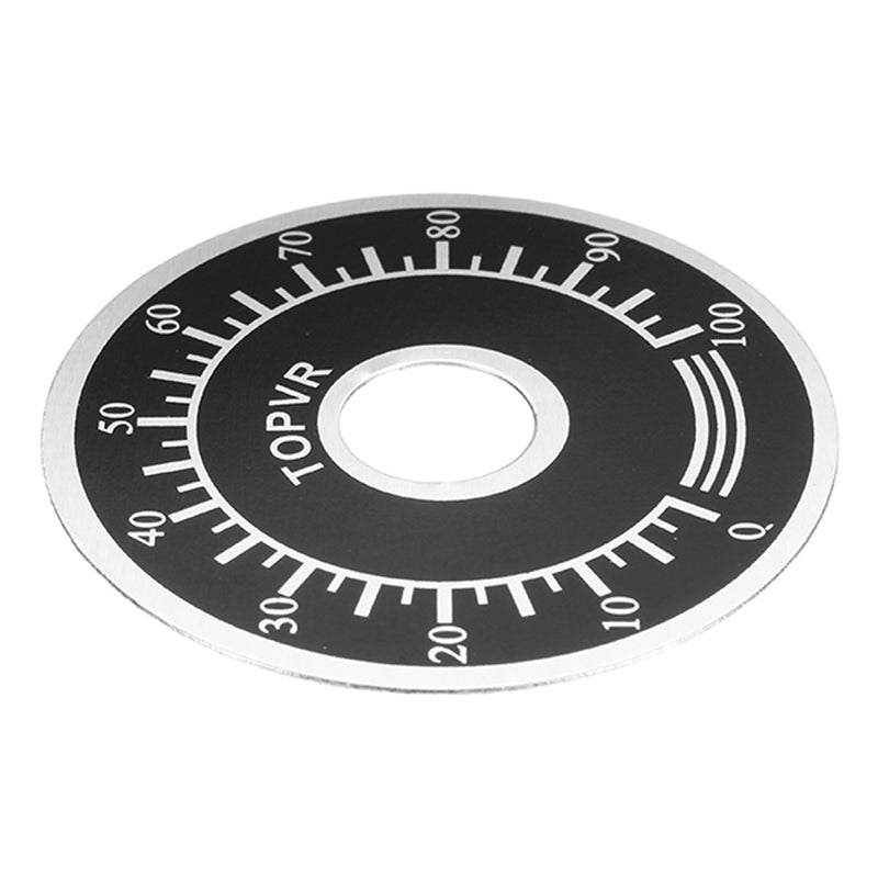 30pcs 0-100 Potentiometer Knob Scale Digital Dial Scale For 3590S RV24 WXD3 534 354 7286