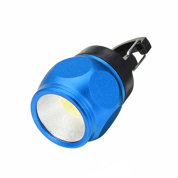 Mini COB Keychain Flashlight Night Light Aluminium Alloy Pocket Portable Emergency Lamp