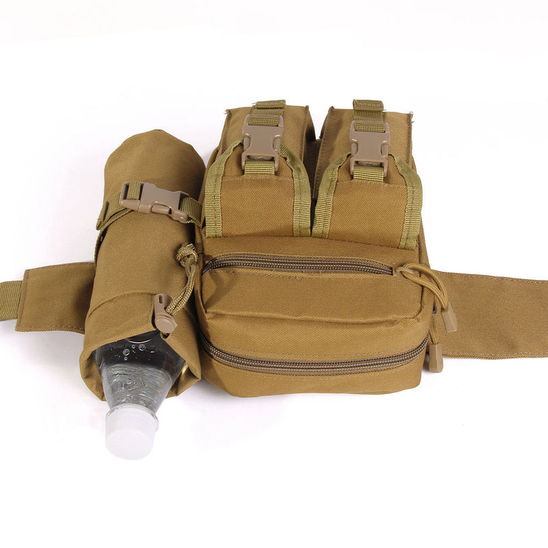 HENGJIA Nylon Camouflage Fishing Bag Fishing Tools Bag Outdoor Multifunctional Waist Bag