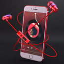 Q5 3.5mm Wired Control In-ear Earbuds Stereo Music Earphone Supper Bass Metal Headphone with Mic