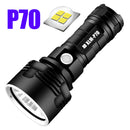 P70/L2 3Modes Super Bright Light LED Flashlight Outdoor USB Rechargeable Waterproof Flashlight 26650 Flashlight Flashlight Led Flashlight 18650 Flashlight Torch