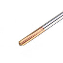 Drillpro 3 Flutes 120 Degree Carbide Chamfer Mill 2-8mm HRC55 Tungsten Steel AlTiN Coating Milling Cutter