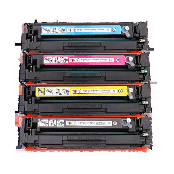 CMYK Supplies CF510A CF511A CF512A CF513A Compatible Toner Cartridge For HP M154A M154NW M180N M181FW Laser Printer Toner