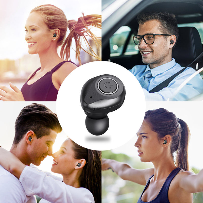 Bakeey UP6 TWS bluetooth 5.0 Wireless Stereo Headphones Waterproof Sport Handsfree Earphone with Dual Mic for Xiaomi Huawei