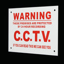 Camera Warning Sign A5 24 Hour CCTV We Can See You Metal Sticker Security Safety Sign