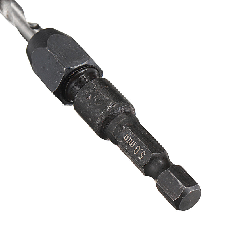 5Pcs 2-6mm Quick Change Twist Drill Bit Set Hex Shank HSS 2/3.2/4/5/6mm Drill Bit