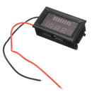 DC 12V36V48V Rectangle Digital Display Volt Meterr Meter For Motorcycle Car Boat
