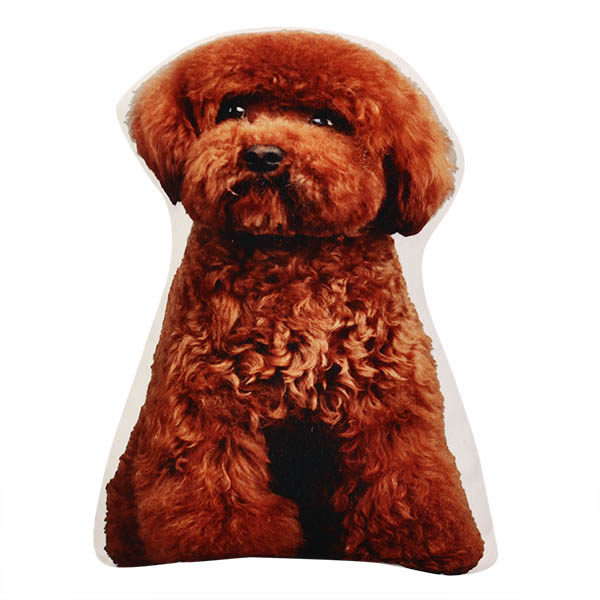 Creative 3D Cute Animal Cat Dog Shape Throw Pillow Plush Soft Sofa Car Office Cushion Gift