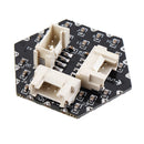 WS6812 37Pcs HEX RGB LED Hexagon LED Board with  3 GROVE Port Compatible with M5Stack UI-Flow