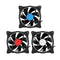 PC Case Fan Computer Ultra Silent LED Lights Cooler Cooling Heatsink Fan