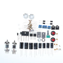 DIY 6J1 Tube Preamp Amplifier Board Pre-amp Headphone Amp 6J1 Valve Preamp Bile Buffer diy Kits With 12v Dual Power Shell Speaker
