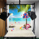3x5FT Sunshine Beach Coco Summer Photography Backdrop Background Studio Prop