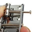 Zebra 4 String Bass Bridge Guitar Tremolo Bridge for Fender Jazz Bass Guitar with 5 Screws