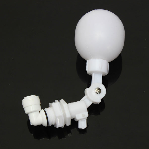 3/8" Adjustable Plastic Mini Float Ball Valve Automatic Shut Off For Aquarium Fish Tank RO DI Reverse Osmosis System