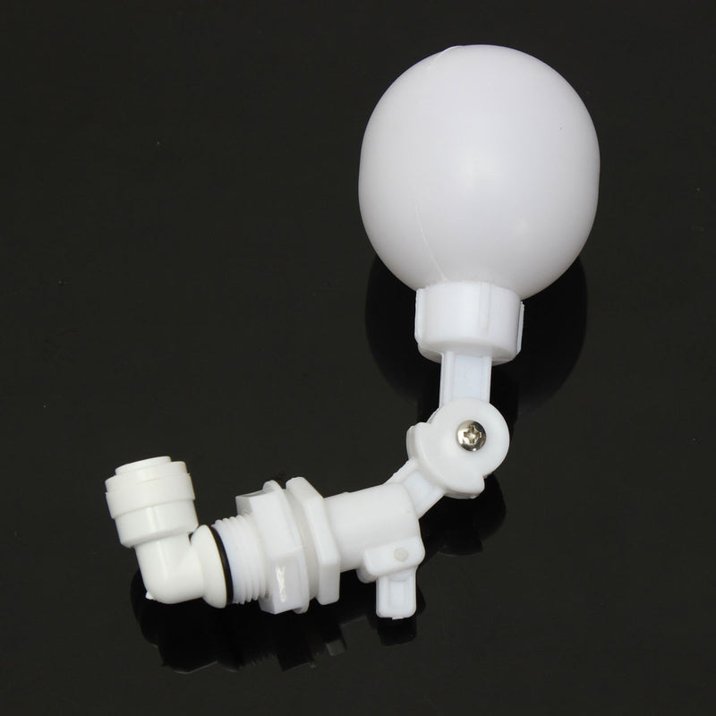 3/8" Adjustable Plastic Mini Float Ball Valve Automatic Shut Off For Aquarium Fish Tank RO DI Reverse Osmosis System