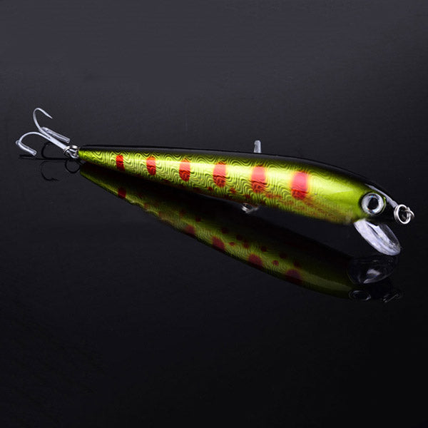 ZANLURE 5Pcs 17.6cm 30g Minnow Bionic Bait Hard Plastic Bait Fishing Lure With 2 Hooks