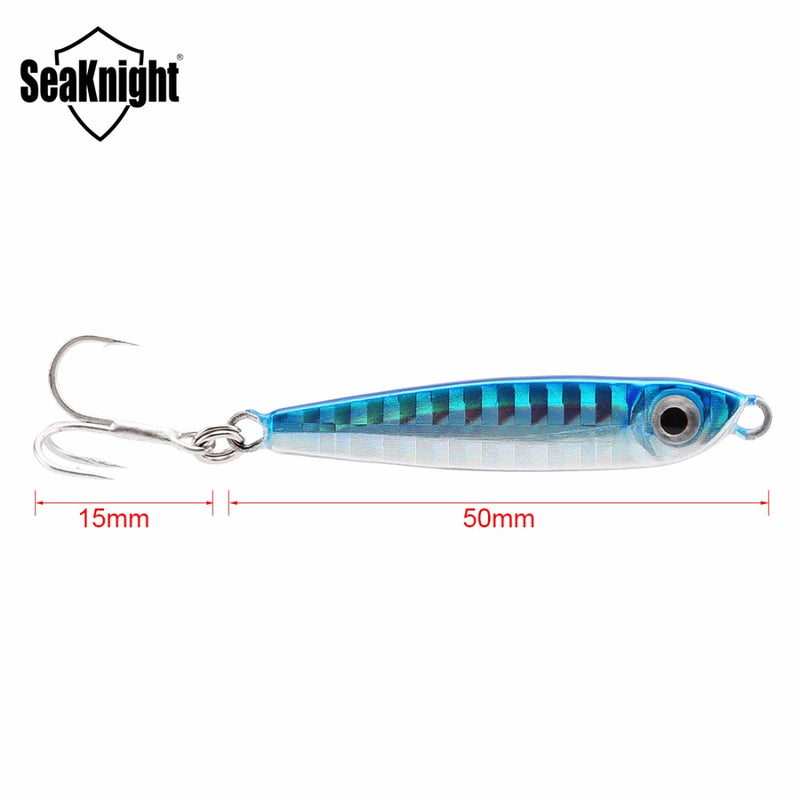 SeaKnight SK302 5pcs/set 8g 50mm Fishing Lure Hard Bait Sinking Spoon With BKK Hooks
