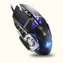 APEDRA A8 3200DPI 6 Buttons 4 Colors LED Optical USB Wired Mouse Gaming Mouse for PC