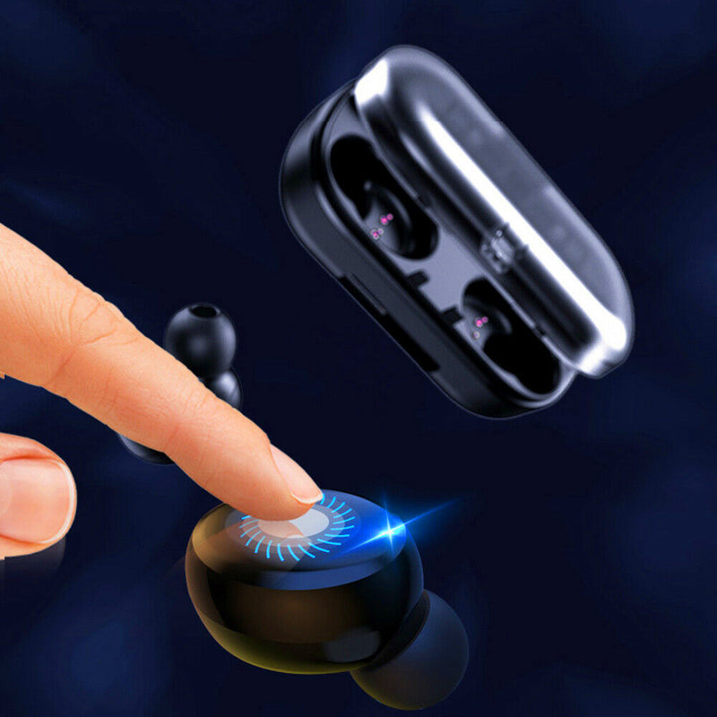 V10 TWS bluetooth 5.0 In-ear Earphone Wireless Stereo Sports Headphones Digital Display Earbuds with Charging Box