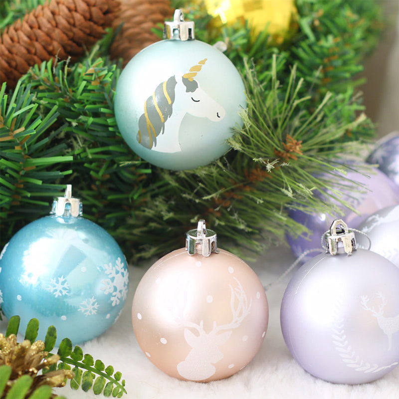 30 Pcs Christmas Ball Ornaments Shatterproof Christmas Balls Decorations Tree Balls