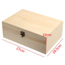 Storage Box Wooden Organizer Travel Carry Case For 5ml-30ml Essential Oil Bottle