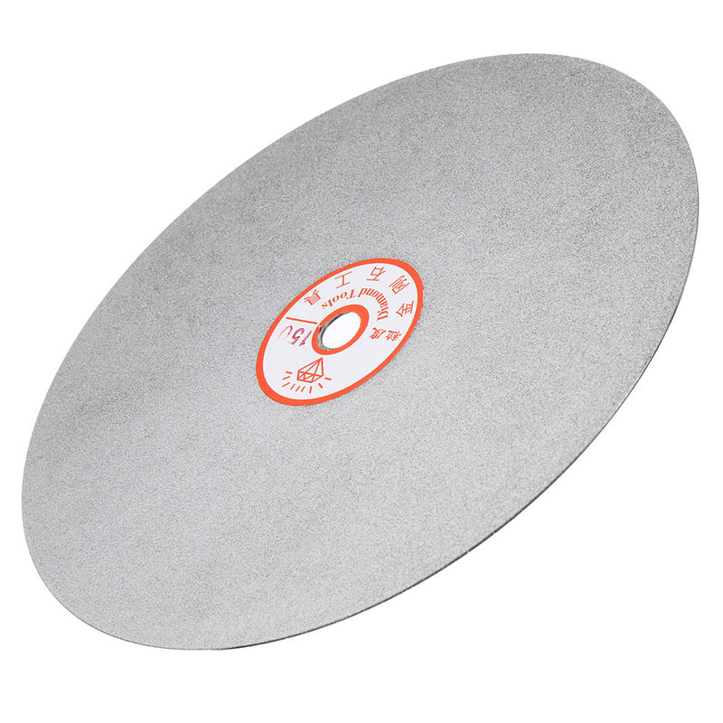 8 Inch Diamond Lapidary Glass Gemstone Grinding Flat Lap Disc Grinding Polishing Wheel 150 Grits