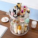 Rotary Acrylic Transparent Receiving Box for Household Desktop Cosmetic Organizer Receiving Box for Lipstick Skin Care Receiving Frame