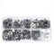 500pcs M2 M2.5 M3 M4 M5 M6 M8 M10 Hardware Stainless Steel Flat Washer Metric Flat Washers Assortment Kit