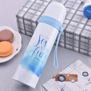 Flamingo Pattern Insulated Water Cup Portable Water Bottle Stainless Steel Material Bottle