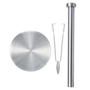 Bakeey Kitchen Storage Rack Paper Roll Towel Holder Bathroom Towel Tissue Shelf Self-adhesive Home Organizer Simple Stainless Steel Napkin Stander