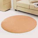 Round Anti Skid Fluffy Shaggy Area Rug Dining Room Home Table Carpet Floor Mat