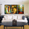 Miico Hand Painted Three Combination Decorative Paintings Watercolor Painting Wall Art For Home Decoration