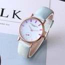 HANNAH MARTIN Solar UV Sensor Color Change Fashion Women Quartz Watch