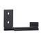 3D Printer Black Metal L-Clip Fixed Filament Bracket Support for Corexy Printer