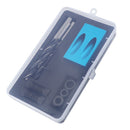 Aluminum Alloy Pocket Hole Jig System with Magnet and Drill Bits Oblique Hole Positioner 6/8/10mm 15 Degree Woodworking Locator Set