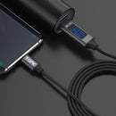 TOPK 3A Type C LCD Display Fast Charging Data Cable 3.28ft/1m for Xiaomi Mi A2 Pocophone F1