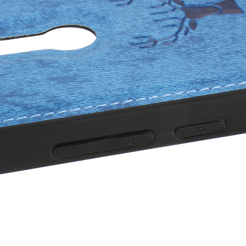 For Xiaomi Redmi 8 Case Bakeey Deer Breathable Canvas Cloth Shockproof Anti-fingerprint Protective Case