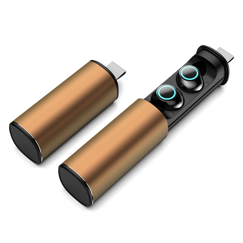 Portable Mini TWS True Wireless bluetooth 5.0 Earphone Smart Touch CVC8.0 Noise Cancelling Headphone with 1200mAh Charging Box