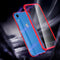 Rock Magnetic Adsorption Tempered Glass Metal Protective Case For iPhone XR